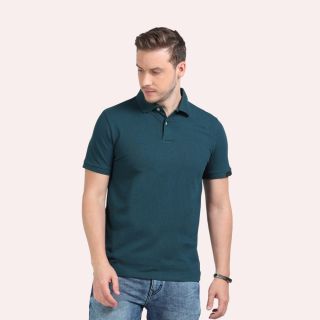 Rare Rabbit Premium Polo T-Shirt- Petrol