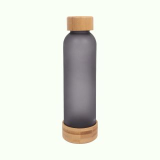 Eco Frost Glass Bottle-500ml-Black