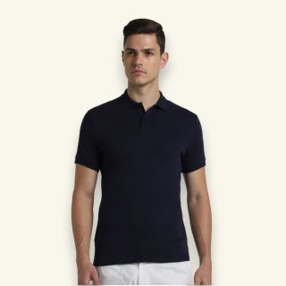 Jack&Jones Interlock Polo-Navy Blue