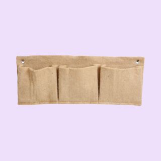 The Triple Pocket Horizontal Package- Natural Brown