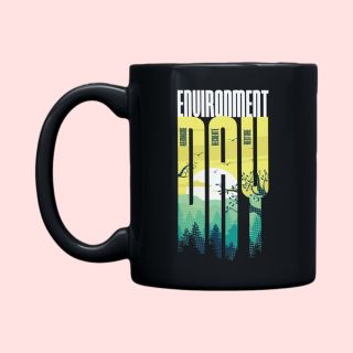 Environment Day Mug - Black - 350 ml