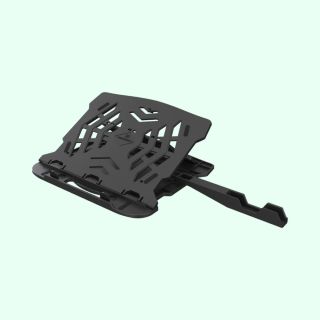 Portronics My Buddy Hexa 22 - Laptop & Moblie Stand- Black