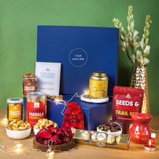 Omay Foods The Opulent Bite Diwali 10-in-1 Gift Box
