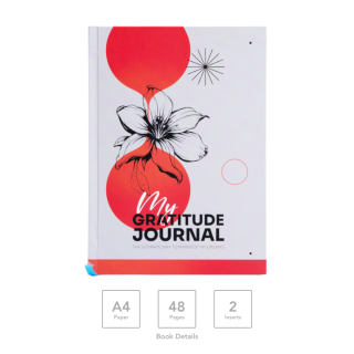 Custom-Made Perfect-Bound Hardcover Notebook A4 | 48 Pages | 2 Inserts