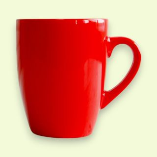 Conical Mug-Red-300ml