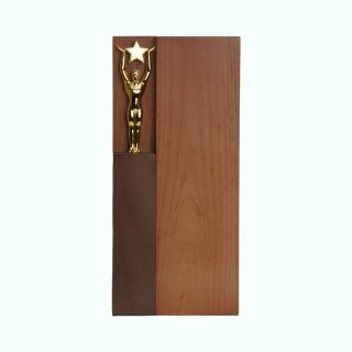 Mizar Trophy-Brown with Gold