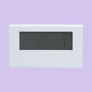 Sharp Weather Station Clock With Backlight- White