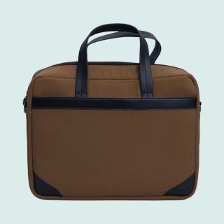 Frankfurt Laptop Bag- Khaki With Black- 10L