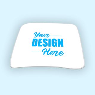 Trapezoid Mouse Mat- White