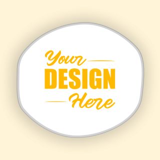 Oval Mouse Mat- White