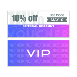 Custom-Printed Voucher | 6 x 3 Inch