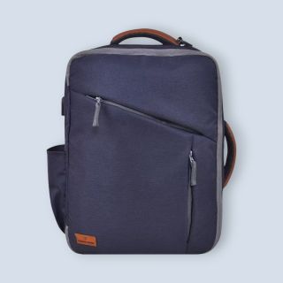 Weekender Laptop Bag- Navy Blue-18L
