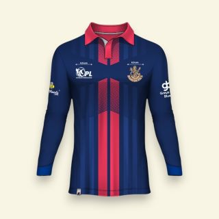 Greys&Blues Sublimation Collar T-shirt-Full Sleeve