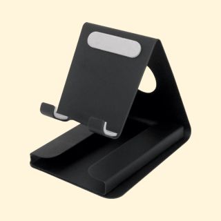 Metal Multi Mobile Stand With Visiting Card Holder- Black